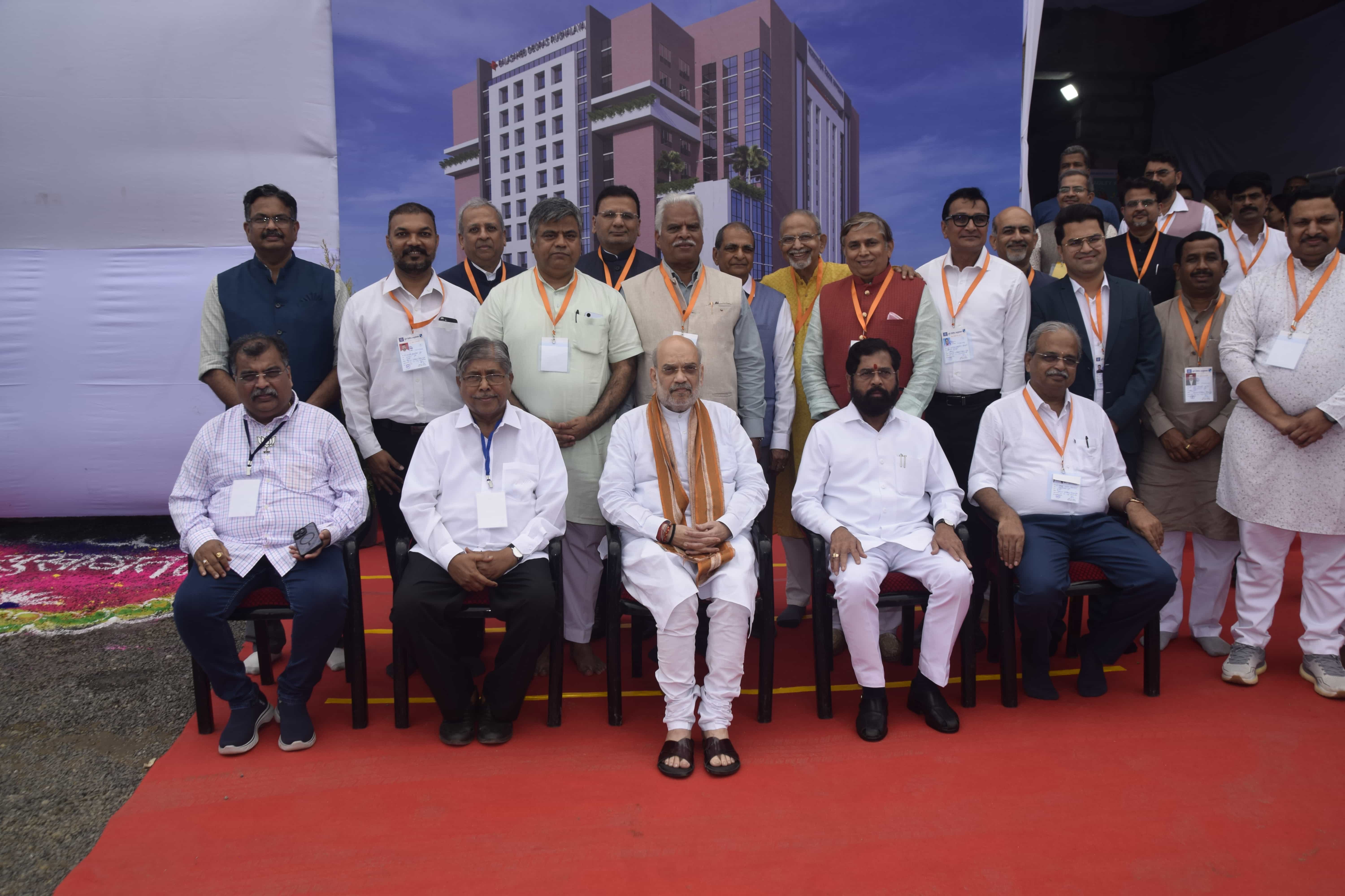 Hon. Home Minister Shri. Amit Shah's visit to Balasaheb Deoras Rugnalay